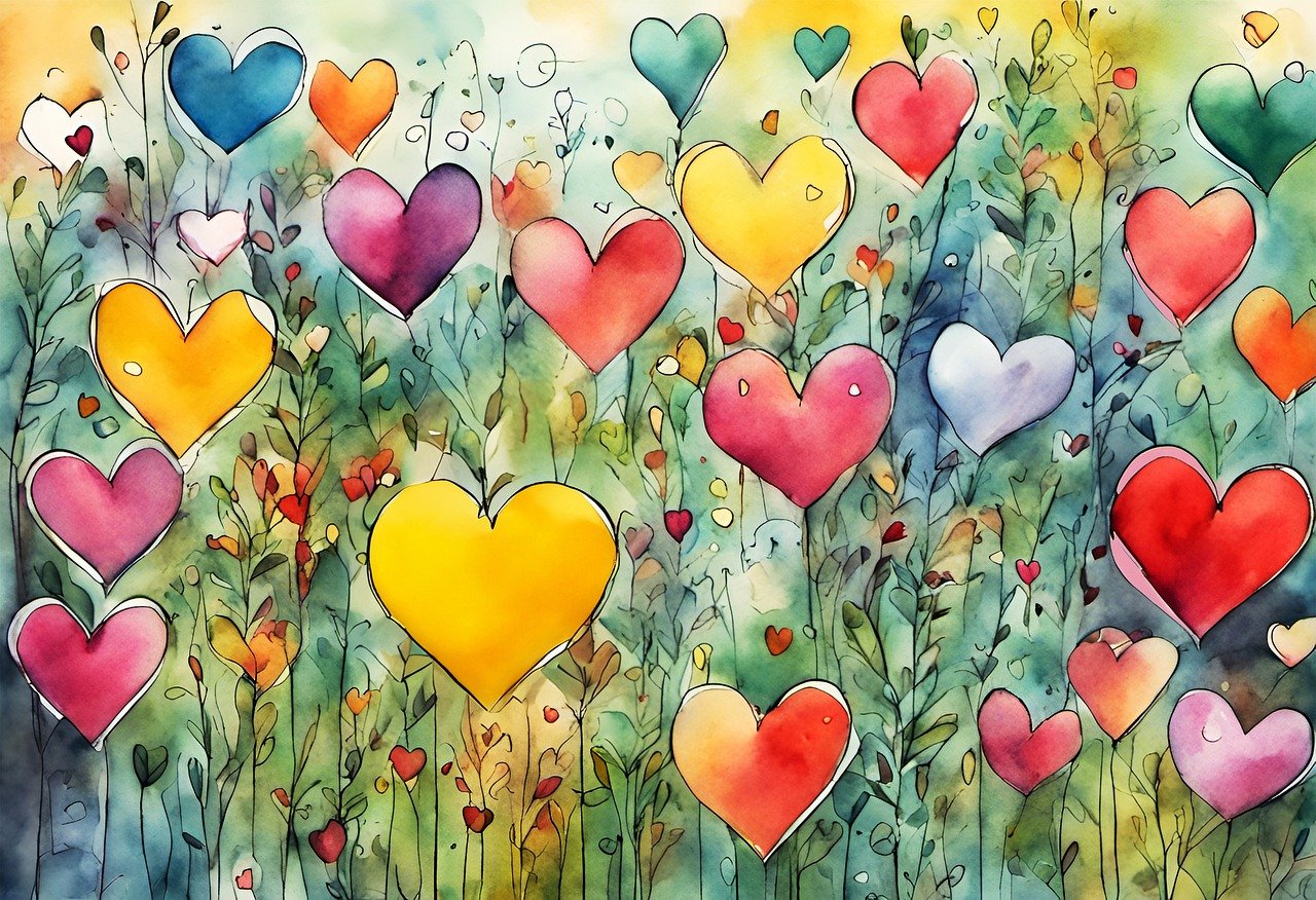 ai generated, meadow, hearts-8202133.jpg